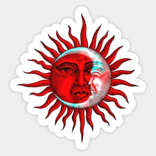 Eclipse Interactive Red&Blue Filter T-Shirt Sticker